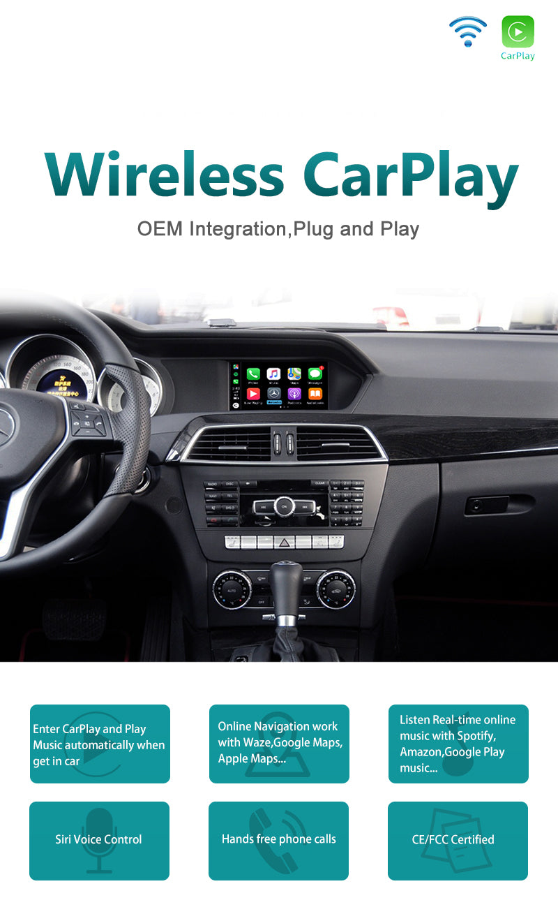 Marcedes C-Class 2012-14 Carplay Vehicle Interface Terminal Infotainment Module.