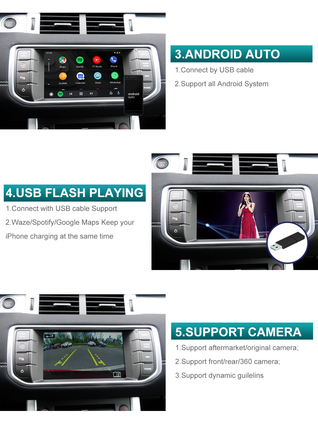 Range Rover Evoque 2014 Wieless Carplay Interface Infotainment Module.