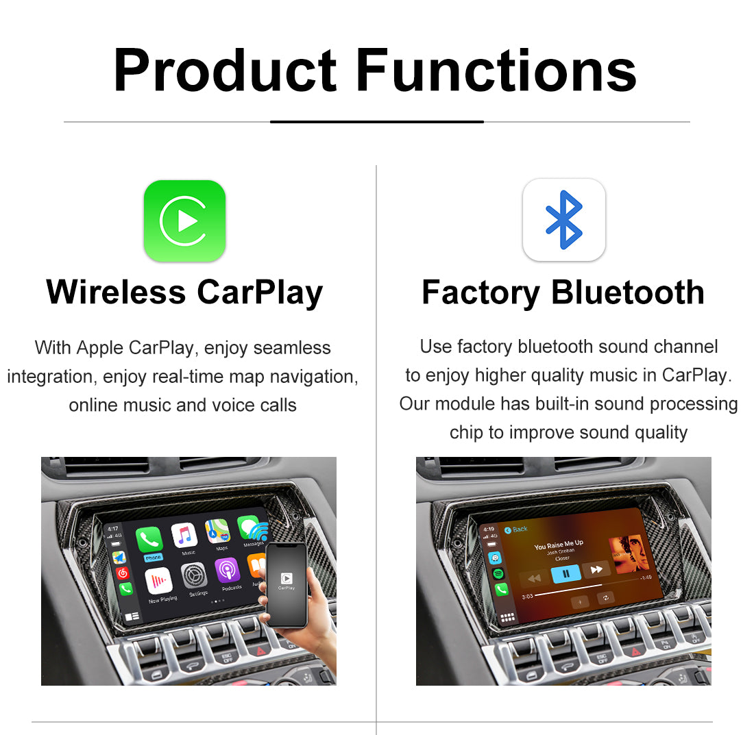 Lamborghini 2011-20 Wirless Carplay Vehicle Interface Terminal Infotainment Module No(D-C-La-bo-Gni 3G)