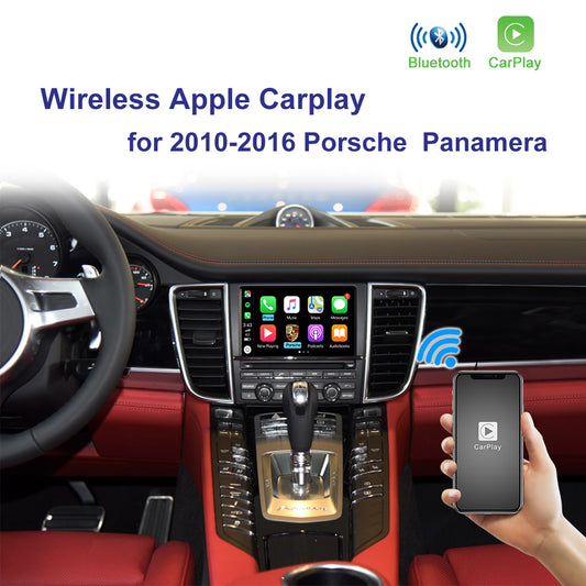 Porsche Panamera 2010-16 Wireless Carplay Vehicle Interface Terminal Infotainment Model(D-C-PCM-3.1)