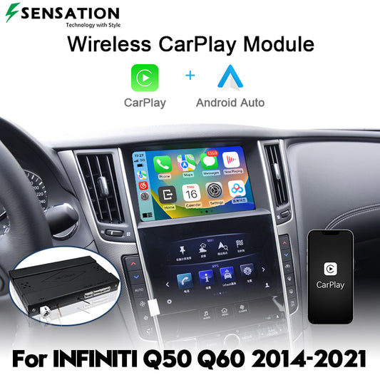 Infinity Q50 / Q60 2014-21 Wirless Carplay Interface Infotainment Module (SIF-5018 ).