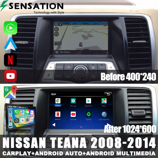 Nissan Teana 2008-14 Wirless Carplay / Android Interface Infotainment Module(SIF-5098).