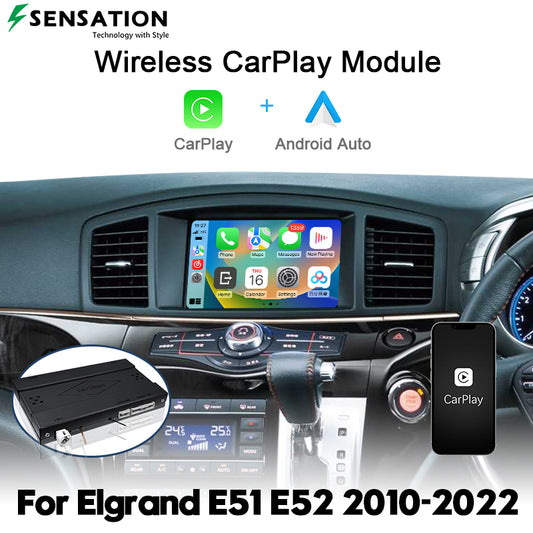 Nissan Elgrand E51 E52 / 2010-22 Wirless Carplay Interface Module ( SIF-5019 ).