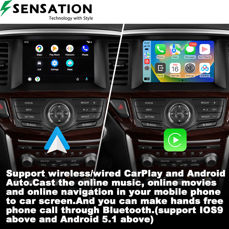 Nissan Pathfinder 2008-16 Wirless Carplay / Android Interface Infotainment Module(SIF-5098)