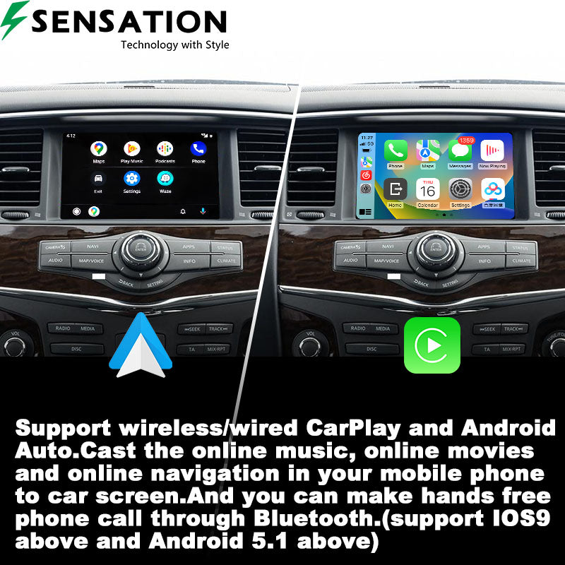 Nssan Patrol 2011-17 Wirless Carplay / Android Interface Infotainment Module(SIF-5098)