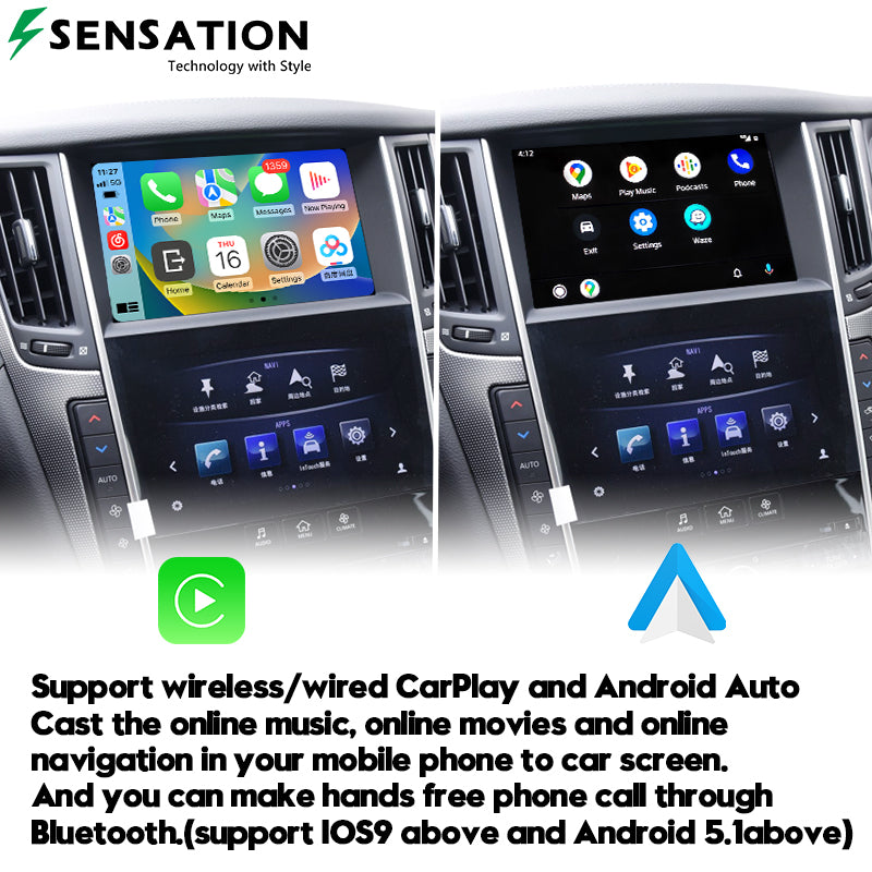 Infinity Q50 / Q60 2014-21 Wirless Carplay Interface Infotainment Module (SIF-5018 ).