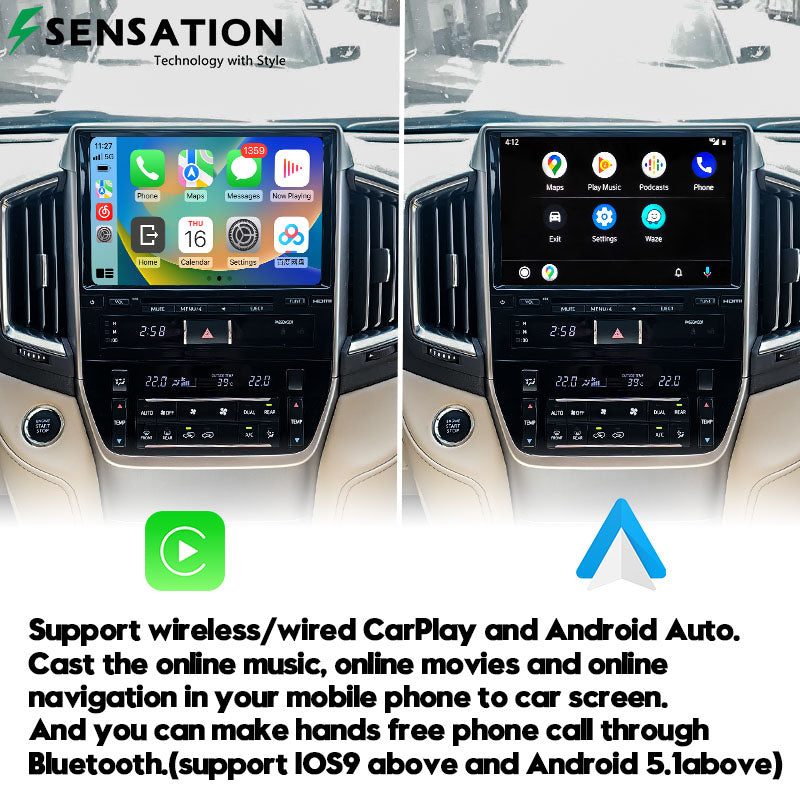 Land Cruiser 2018+ Carplay / Android Multimedia Interface VXR / GXR (SIF-727NLC).