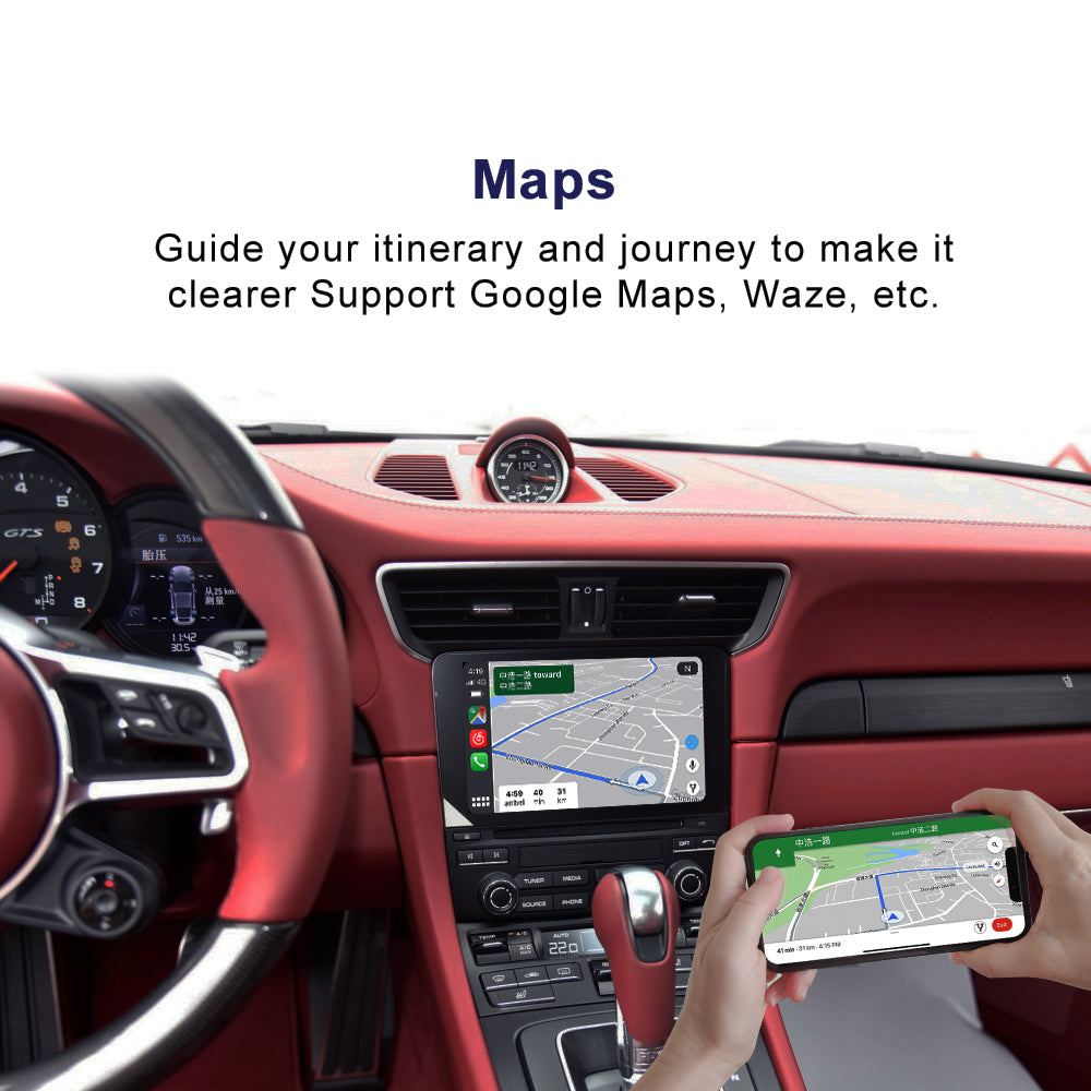 Porsche 911 / 2017-18 Wireless Carplay Vehicle Interface Terminal Infotainment Model(PCM-4.0)