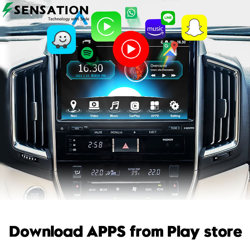 Land Cruiser 2018+ Carplay / Android Multimedia Interface VXR / GXR (SIF-727NLC).