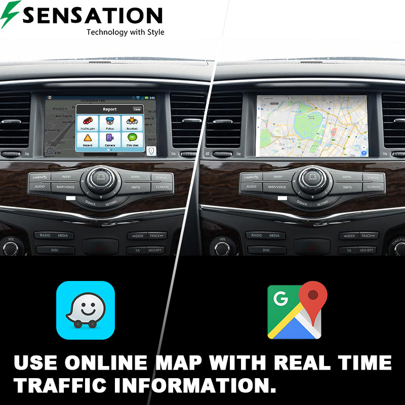 Nssan Patrol 2011-17 Wirless Carplay / Android Interface Infotainment Module(SIF-5098)