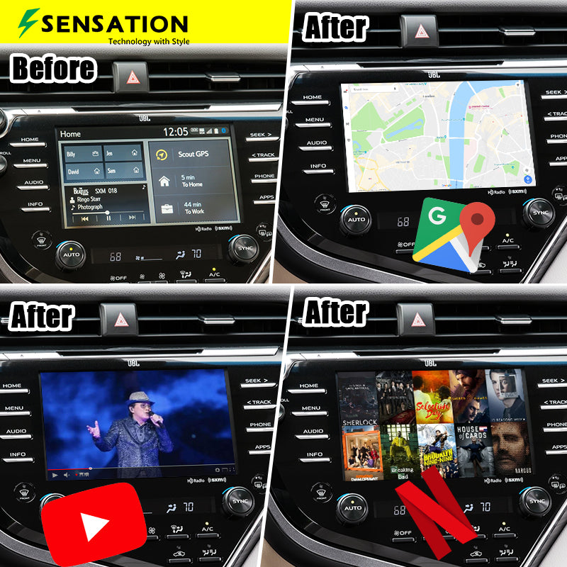 Camera Module On Infotainment Toyota Camry 2018-22 Carplay Interface /Android Infotainment Module (S ...