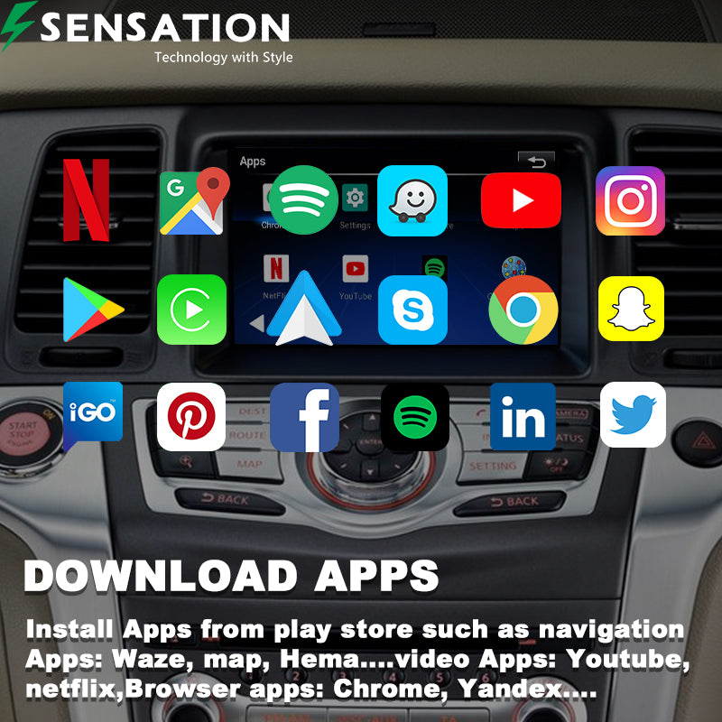 Nissan Murano 2008-14 Wirless Carplay / Android Interface Infotainment Module(SIF-5098).