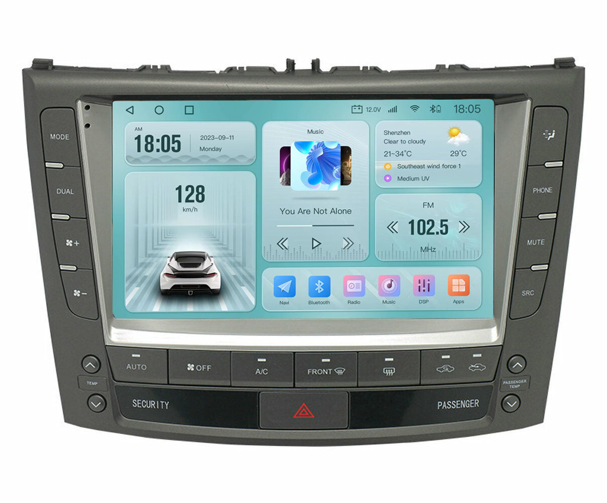 Lexus Is250 Android Touch Screen + Frame For 2006-09 Model.