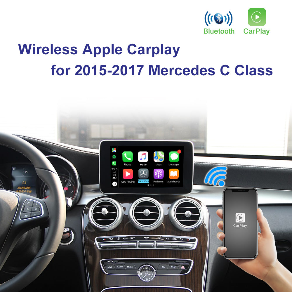 Marcedes C-Class 2015-17 Wireless Carplay Vehicle Interface Terminal Infotainment Module.