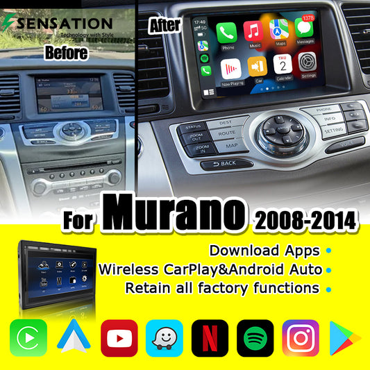 Nissan Murano 2008-14 Carplay / Android Interface Infotainment Module(SIF-5097).