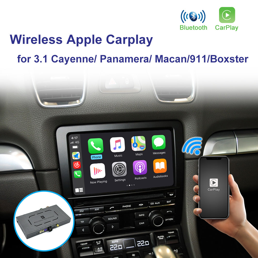 Porsche Boxster/Cyenne/Panamera/Macan911 For 2010-16 Wireless Carplay Vehicle Interface Terminal Infotainment Module(D-C-PCM-3.1)