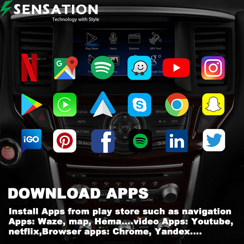 Nissan Pathfinder 2008-16 Wirless Carplay / Android Interface Infotainment Module(SIF-5098)