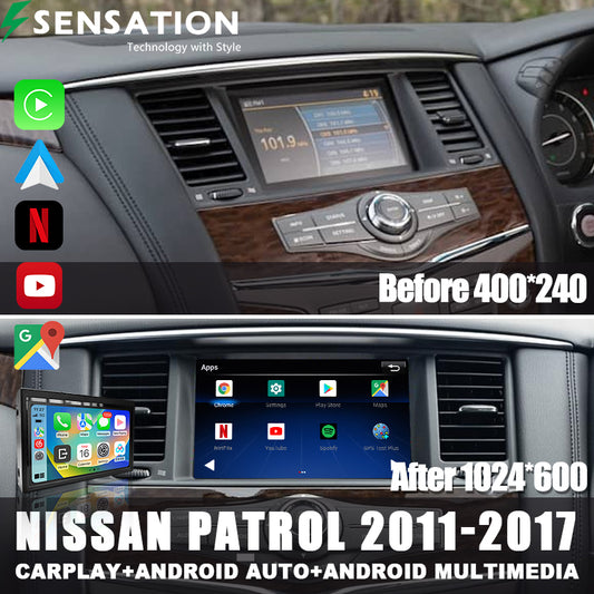 Nssan Patrol 2011-17 Wirless Carplay / Android Interface Infotainment Module(SIF-5098)