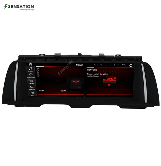 شاشة BMW 5 Series F10 Android 2009-2012 مدمجة في Carplay / Android Auto