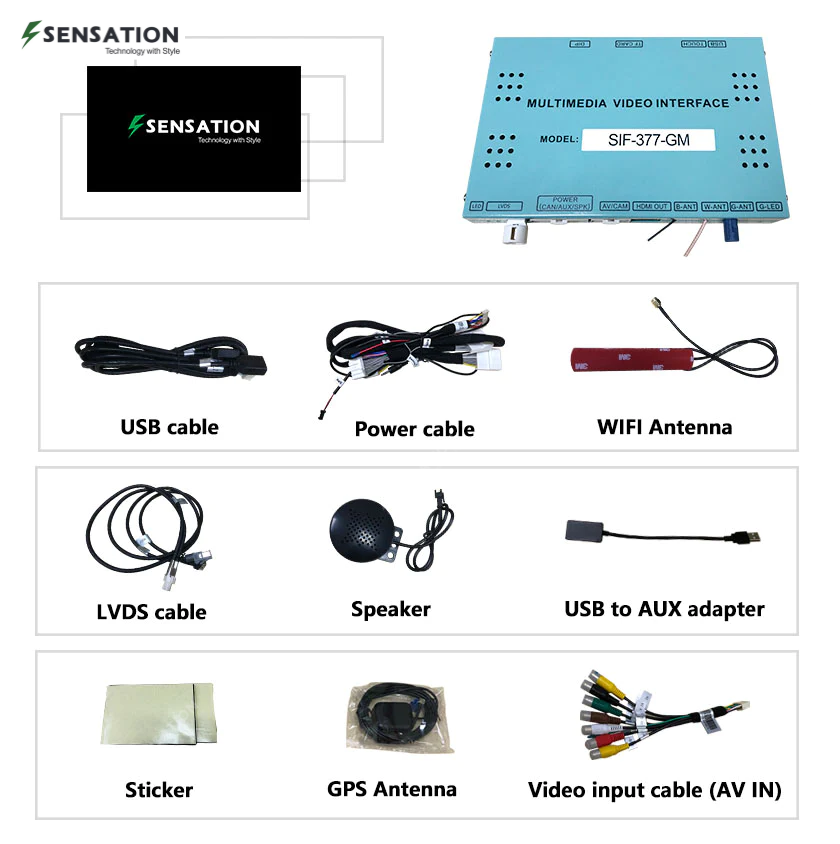 GMC 2014-17 Wirless Carplay Vehicle Interface Terminal Infotainment Module(SIF-377 GM)