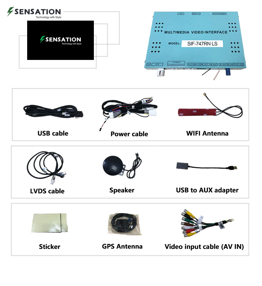 Android Interface For Lexus Cars with Touch Pad / LandCruiser 2022 VXR  etc with Carplay (SIF-747RN LS)