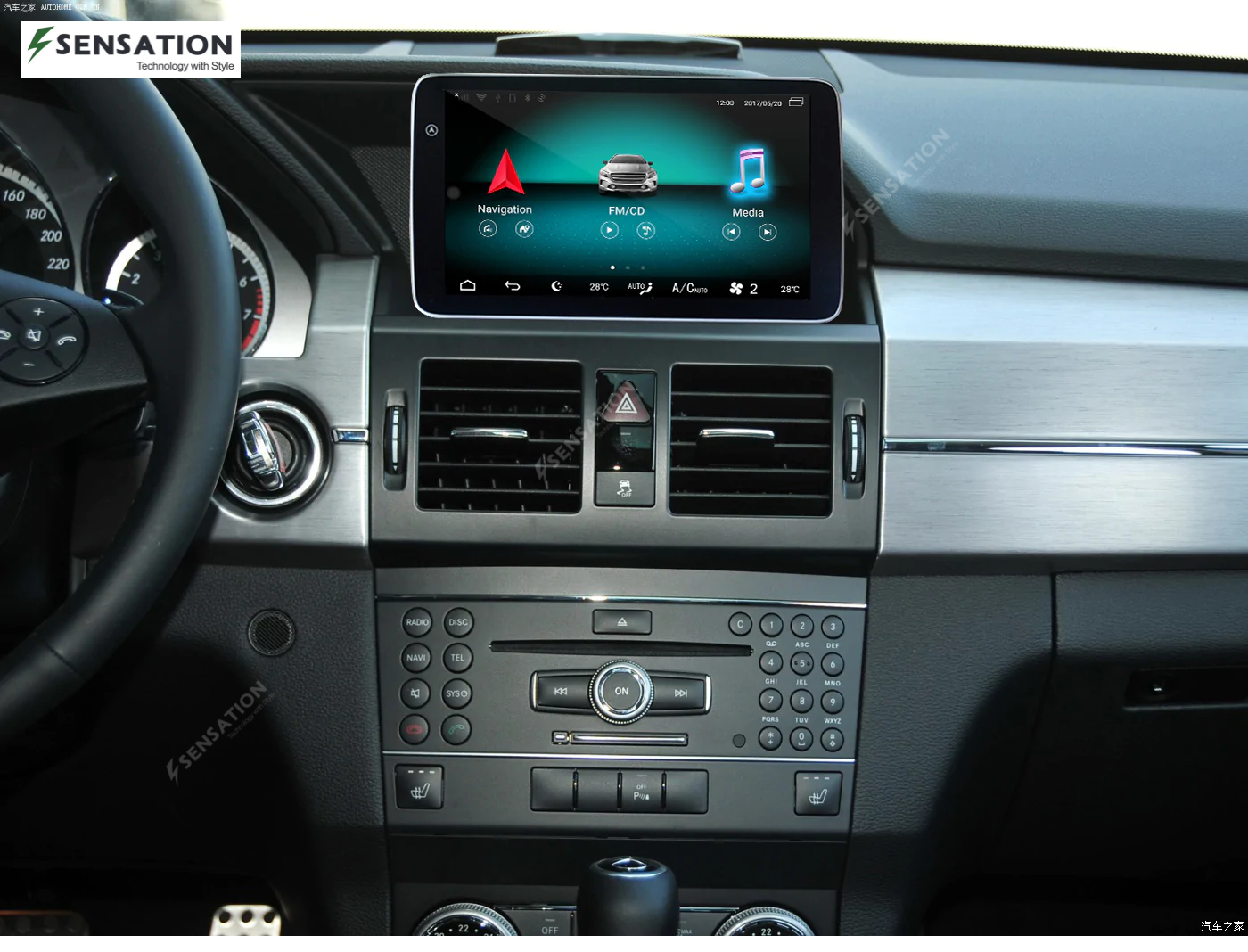 Mercedes Benz Android Screen for GLK NTG4.0 & NTG4.5