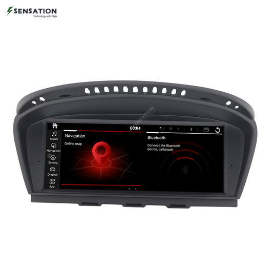 شاشة BMW 5 Series E60 Android 2005-2008 مدمجة في Carplay / Android Auto