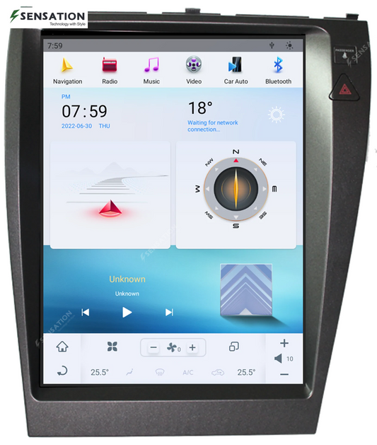 Lexus ES Android Tesla Style Vertical Screen 2007-2009 Cars