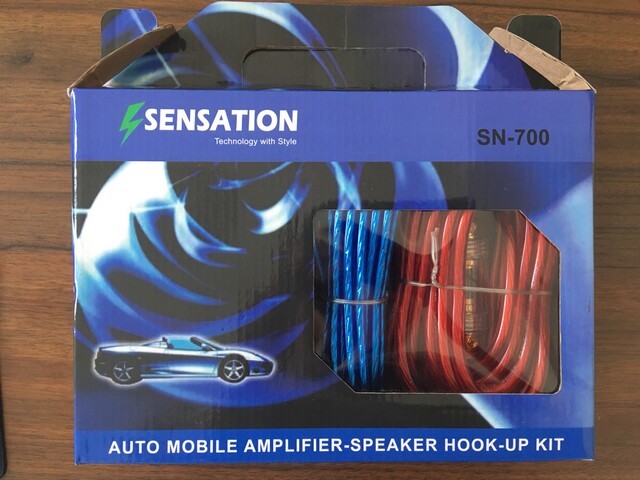 Sensation Amplifier Kit 8 Guage High Quality for Professional Installers