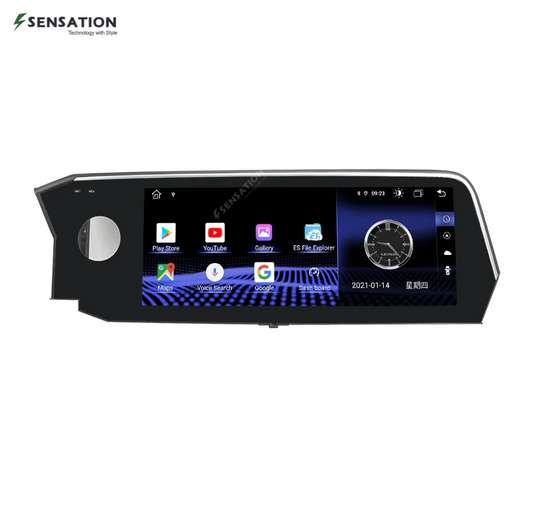 Lexus ES Android Screen For 2018+ 12.3"Inch with Built-In CarPlay.