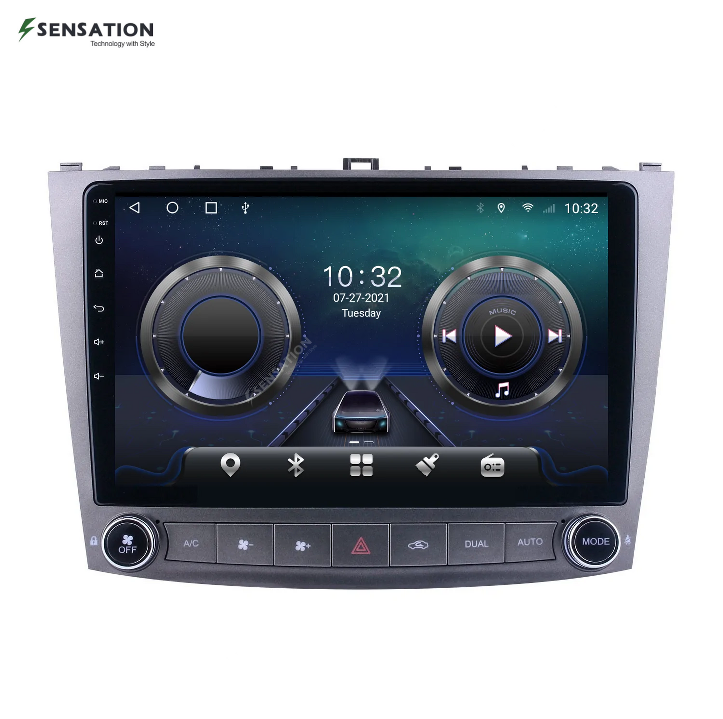 Lexus IS Android Screen Frame for  2007-09