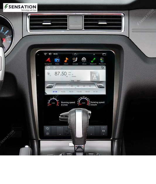 Ford Mustang Android  Tesla Style Vertical Screen for 2010-2014 Cars