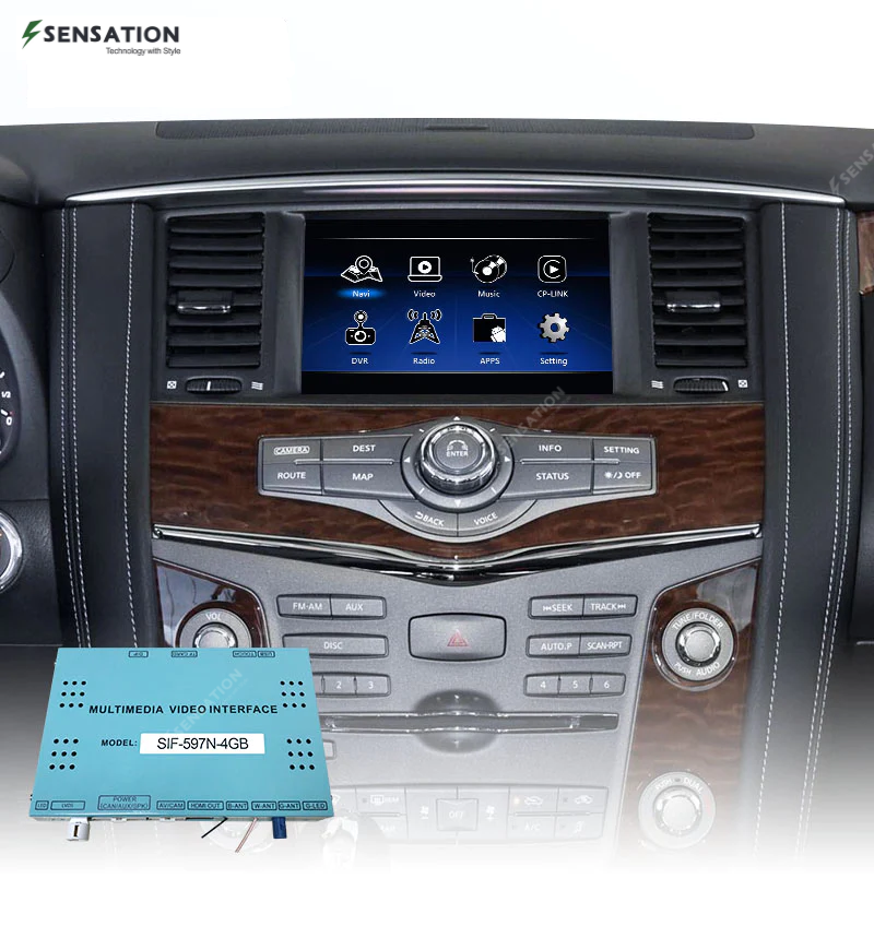 واجهة Android لسيارات Nissan / Infiniti وغيرها مع Carplay (SIF-597)