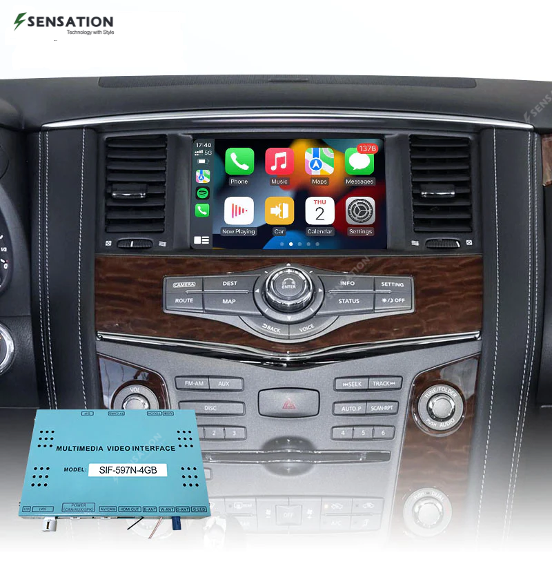 واجهة Android لسيارات Nissan / Infiniti وغيرها مع Carplay (SIF-597)