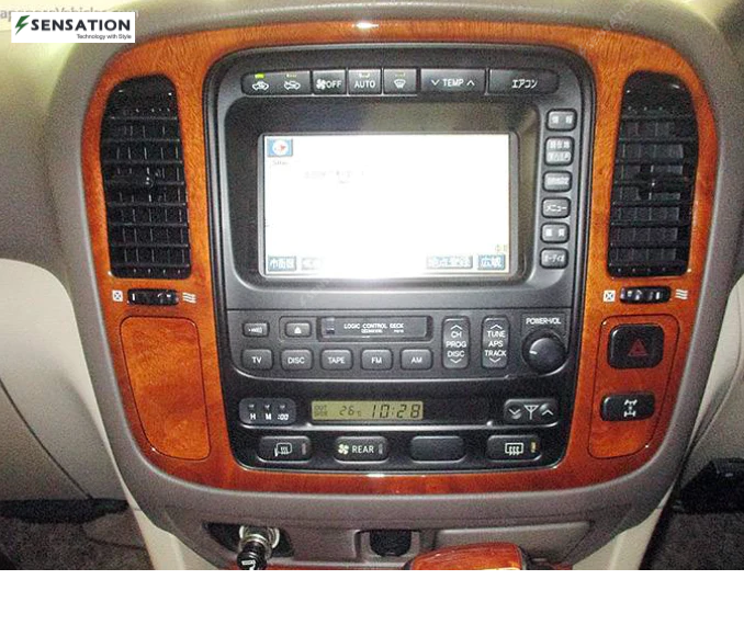 إطار شاشة Lexus LX-470 / LC-100 Android عالي 1998-2003 للسيارة مع الشاشة الأصلية