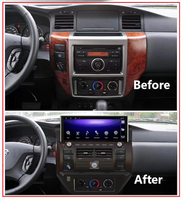 Nissan Safari (VTC) 12.3 Inch Latest Design with Built-In CarPlay