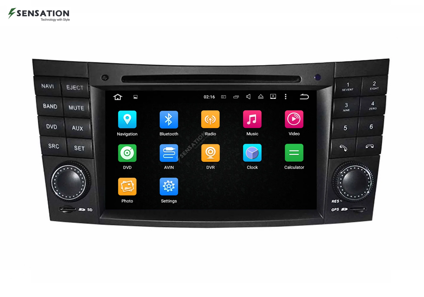 Mercedes Benz E-Class Android DVD Player 2002-2008